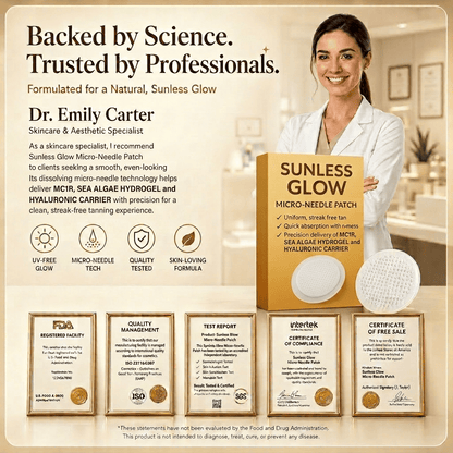Newyuo®🤎 Sunless Glow Micro-Needle Tanning Patch⚡ No Sun, No Streaks, Just a Natural Tan Glow 🌞