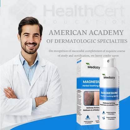 ✅ Official Store: Medazy® Magnesium Herbal Spray – Fast Relief for Psoriasis & Eczema | No-Rub, Steroid-Free
