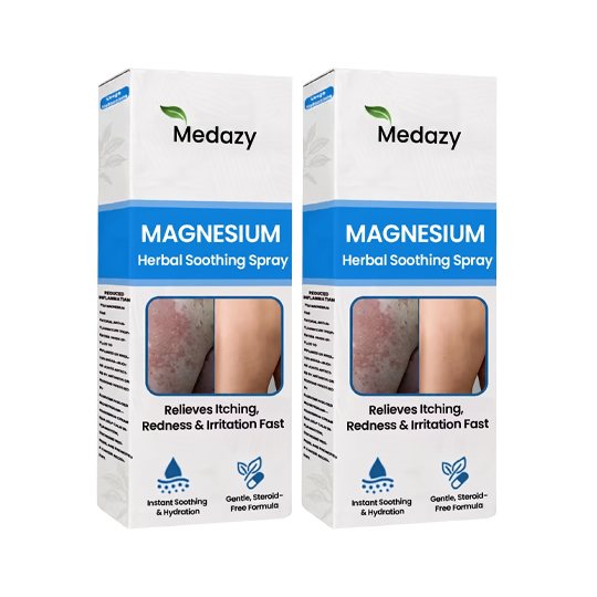 ✅ Official Store: Medazy® Magnesium Herbal Spray – Fast Relief for Psoriasis & Eczema | No-Rub, Steroid-Free