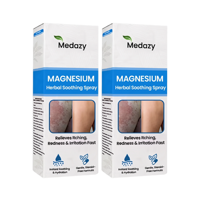 ✅ Official Store: Medazy® Magnesium Herbal Spray – Fast Relief for Psoriasis & Eczema | No-Rub, Steroid-Free