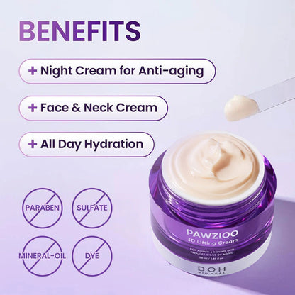 🔥Pawzioo 3D Lifting Cream | Advanced Korean Facial Night Cream