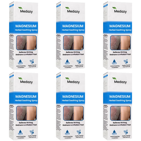 ✅ Official Store: Medazy® Magnesium Herbal Spray – Fast Relief for Psoriasis & Eczema | No-Rub, Steroid-Free