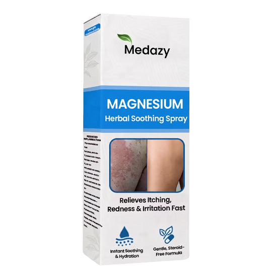 ✅ Official Store: Medazy® Magnesium Herbal Spray – Fast Relief for Psoriasis & Eczema | No-Rub, Steroid-Free