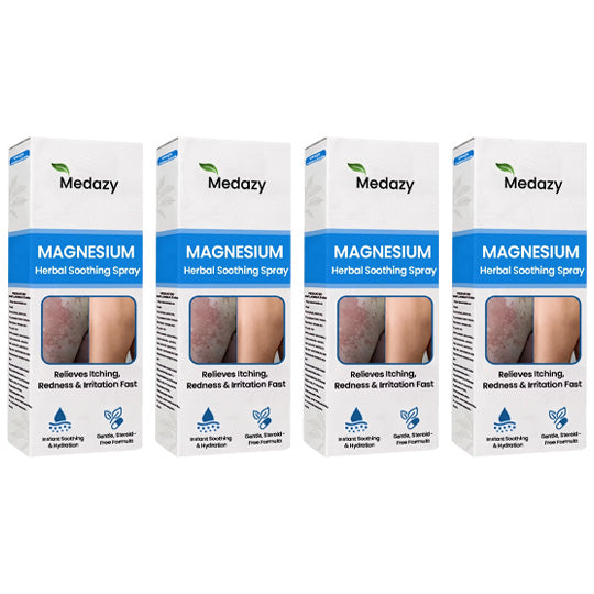 ✅ Official Store: Medazy® Magnesium Herbal Spray – Fast Relief for Psoriasis & Eczema | No-Rub, Steroid-Free