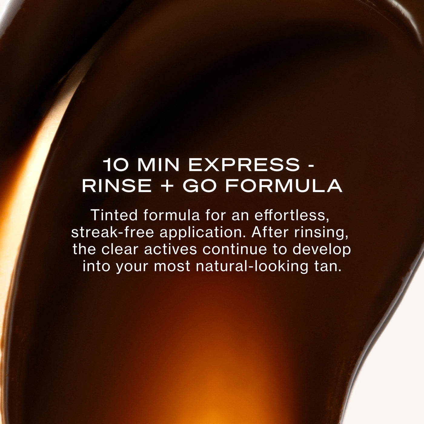 Tinted gel-like self-tanning formula