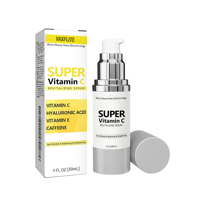 Vaxflite Super C Serum for Mature Skin - All-in-One Vitamin Formula Hydrates