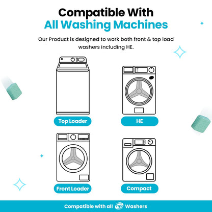 🔥Buy 1 Get 1 Free🔥Blizkox Washing Machine Cleaner Tablets（12 pack）