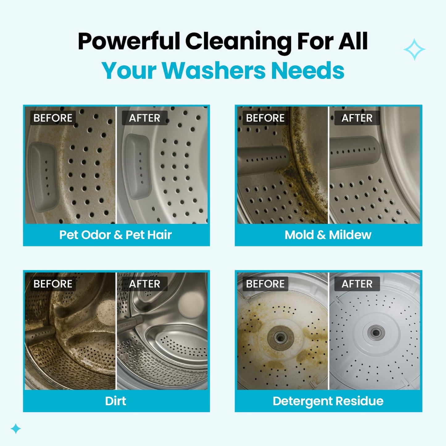 🔥Buy 1 Get 1 Free🔥Blizkox Washing Machine Cleaner Tablets（12 pack）