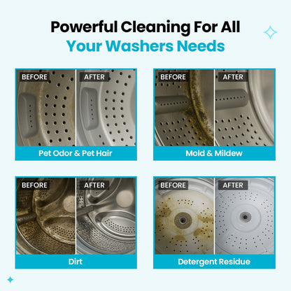 🔥Buy 1 Get 1 Free🔥Blizkox Washing Machine Cleaner Tablets（12 pack）