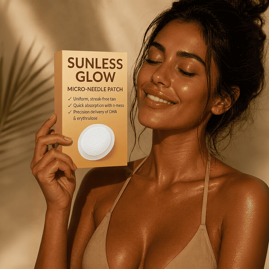 Newyuo®🤎 Sunless Glow Micro-Needle Tanning Patch⚡ No Sun, No Streaks, Just a Natural Tan Glow 🌞