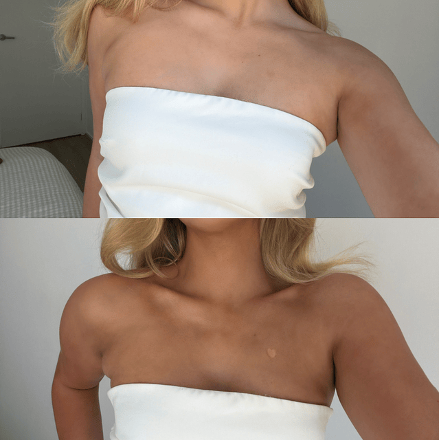 Smooth and even self-tan application